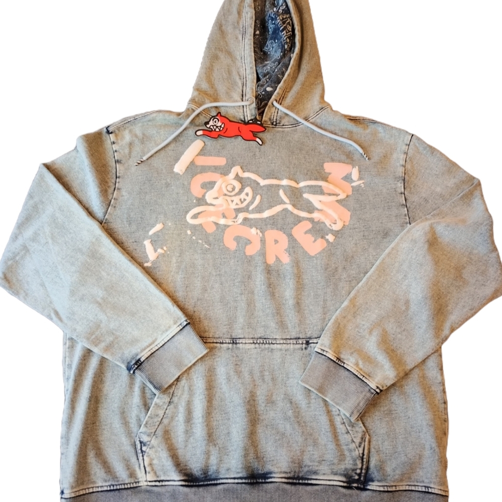 Billionaire Boys Ice Cream Collection Hooded Sweatshirt Celestial Blue Size XXL